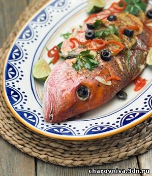 Рецепт - Вареная рыба