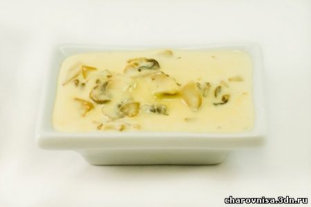 Рецепт - Сливочно-грибной соус